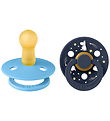 BIBS x MOOMIN Colour Pacifiers - Size 2 - 2-Pack - Breeze Mix