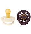 Colour Tétine BIBS - Taille 1 - 2 Pack - Holiday Bow - Ivory/Plu Colour Tétine BIBS - Taille 1 - 2 Pack - Holiday Bow - Ivory/Plu