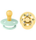 BIBS x MOOMIN Colour Pacifiers - Size 1 - 2-Pack - Nordic Mint M