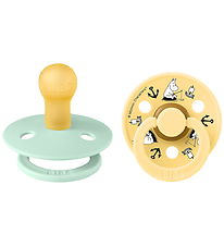 BIBS x MOOMIN Colour Pacifiers - Size 1 - 2-Pack - Nordic Mint M