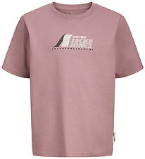 Jack & Jones T-shirt - Jcotier - Grape Shake Jack & Jones T-shirt - Jcotier - Grape Shake