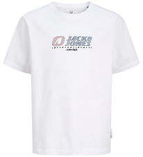 Jack & Jones T-shirt - Jcotier - Bright White Jack & Jones T-shirt - Jcotier - Bright White