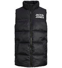 Jack & Jones Puffer Vest - JjEtoby - Black