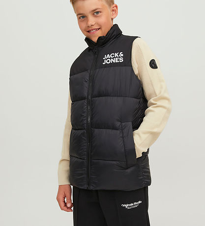 Jack & Jones Steppweste - JjEtoby - Schwarz