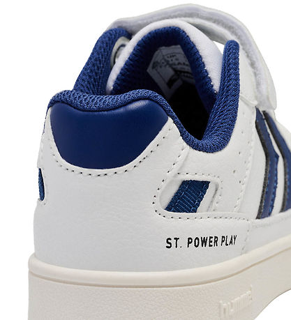 Hummel Skór - ST Power Play Jr - Hvítt/Blátt