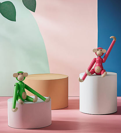 Figurine en bois Kay Bojesen - Singe - Mini - Rose Figurine en bois Kay Bojesen - Singe - Mini - Rose