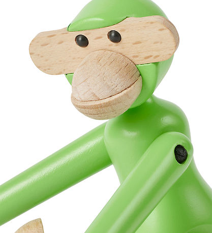 Kay Bojesen Tréfígúra - Api - Mini - Ljós Grænt