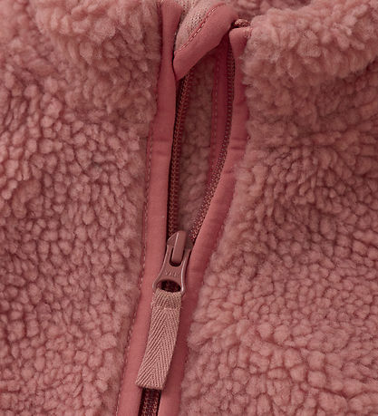 CeLaVi Fleece Jacket - Teddy - Brick Dust