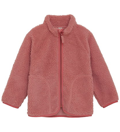 CeLaVi Fleece Jacket - Teddy - Brick Dust