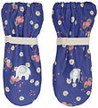 CeLaVi Mittens w. Fleece - PU - Skipper Blue