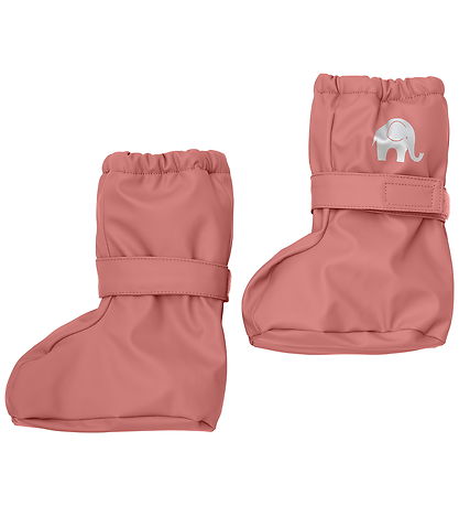 CeLaVi Overschoenen m. Fleece/Klittenband Lint - PU - Baksteen D