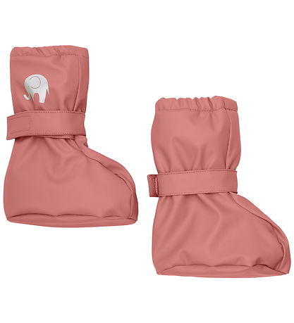 CeLaVi Overschoenen m. Fleece/Klittenband Lint - PU - Baksteen D