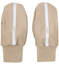 CeLaVi Mittens w. Padding - PU - White Pepper CeLaVi Mittens w. Padding - PU - White Pepper