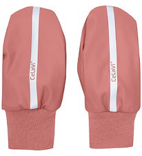 CeLaVi Mittens w. Padding - PU - Brick Dust CeLaVi Mittens w. Padding - PU - Brick Dust