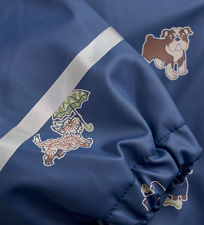 Combinaison de Pluie av. Polaire CeLaVi - PU - Océanie av. Impri Combinaison de Pluie av. Polaire CeLaVi - PU - Océanie av. Impri