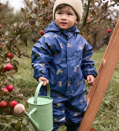 Combinaison de Pluie av. Polaire CeLaVi - PU - Océanie av. Impri Combinaison de Pluie av. Polaire CeLaVi - PU - Océanie av. Impri