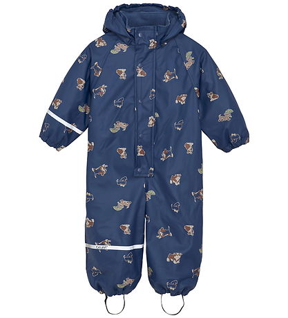 Combinaison de Pluie av. Polaire CeLaVi - PU - Océanie av. Impri Combinaison de Pluie av. Polaire CeLaVi - PU - Océanie av. Impri