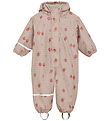 CeLaVi Rainsuit w. Fleece - PU - Nasturtium w. Print CeLaVi Rainsuit w. Fleece - PU - Nasturtium w. Print