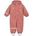 CeLaVi Rainsuit w. Fleece - PU - Brick Dust w. Print CeLaVi Rainsuit w. Fleece - PU - Brick Dust w. Print