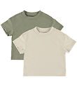 Minymo T-shirts - Loose Fit - 2-Pack - Vetiver