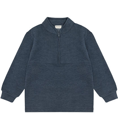 Minymo Sweatshirt w. Zipper - 2-Pack - Vetiver Minymo Sweatshirt w. Zipper - 2-Pack - Vetiver
