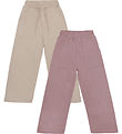 Minymo Sweatpants - 2-Pack - Elderberry