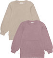 Minymo Sweatshirt - 2-Pack - Elderberry