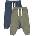 Minymo Jogginghosen - 2er-Pack - Vetiver