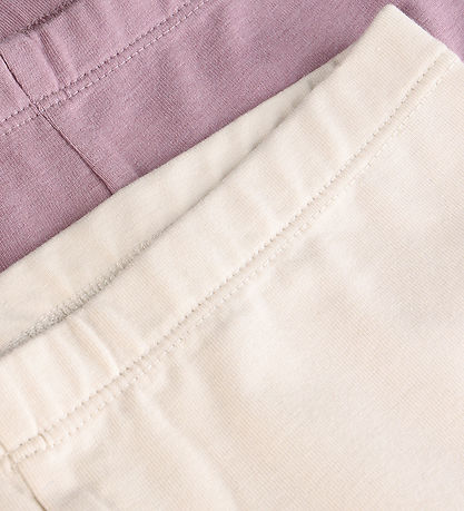 Minymo Leggings - 2er-Pack - Elderberry