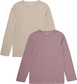Minymo Blouses - 2-Pack - Elderberry