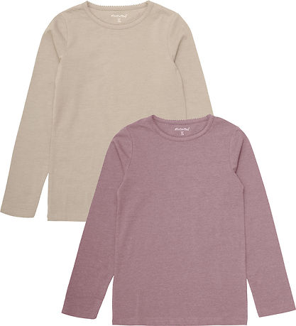 Minymo Blouses - 2-Pack - Elderberry