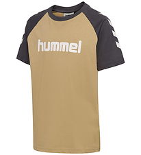 T-Shirt Hummel - HmlJR - Tige de maïs av. Logo T-Shirt Hummel - HmlJR - Tige de maïs av. Logo