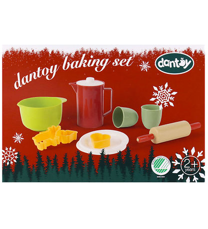 Dantoy Baking Set - Christmas - 11 Parts