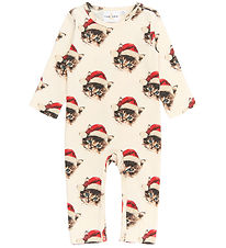 The New Jumpsuit - Rib - TnsbHoliday - Gardenia CAT AOP