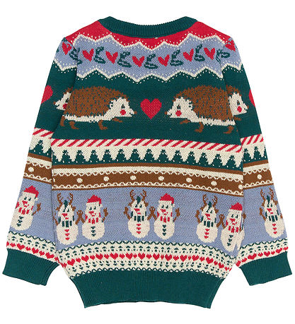 The New Blouse - Knitted - TnstHoliday Jacquard - Multicolour