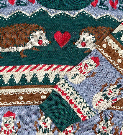 The New Blouse - Knitted - TnstHoliday Jacquard - Multicolour