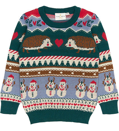 The New Blouse - Knitted - TnstHoliday Jacquard - Multicolour