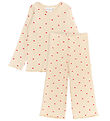 The New Pyjama Set -Rib - 2 Parts - TnstHoliday - Gardenia Aop