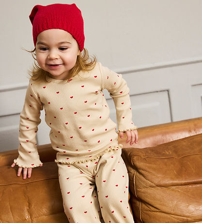 Ensemble de Pyjama The New - Rib - TnstHoliday - Gardénia Aop Ensemble de Pyjama The New - Rib - TnstHoliday - Gardénia Aop