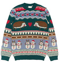 The New Blouse - Knitted - TnHoliday Jacquard - Multicolour