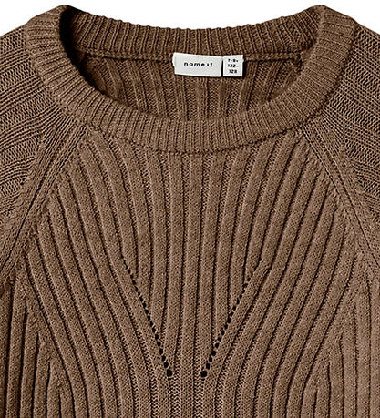 Name It Blouse - Knitted - NkfRikine - Coffee Quartz