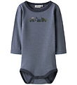 Name It Bodysuit l/s - Wool - NbmWillow - Folkstone Grey/Working Name It Bodysuit l/s - Wool - NbmWillow - Folkstone Grey/Working