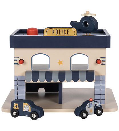 Konges Sløjd Polizeistation - Holz - Blau