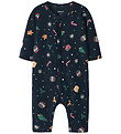 Name It Nightsuit - NbnVismas - Navy Blazer/Xmas AOP Navy