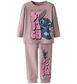 Name It Pyjama Set - 2 Parts - NmfOlina Stitch - Keepsake Lilac