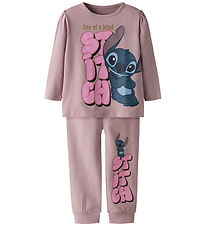 Name It Pyjama Set - 2 Parts - NmfOlina Stitch - Keepsake Lilac