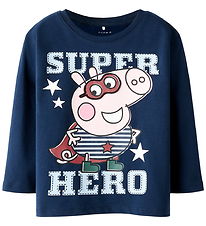 Name It Blouse - NmmOtto Peppa Pig - Navy Blazer