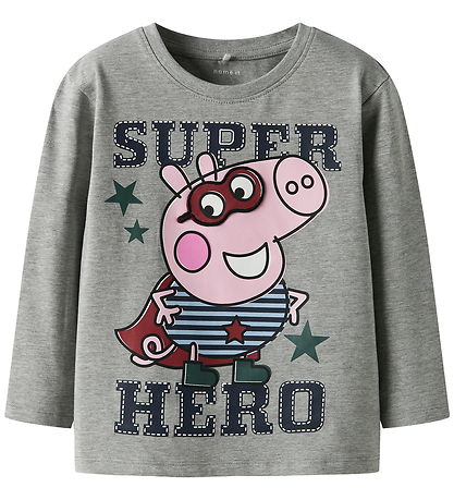 Blouse Name It - NmmOtto Peppa Pig - Grey Melange Blouse Name It - NmmOtto Peppa Pig - Grey Melange