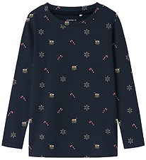 Name It Blouse - Rib - NmnRoko - Navy Blazer Name It Blouse - Rib - NmnRoko - Navy Blazer