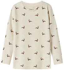 Name It Blouse - Rib - NmnRoko - Peyote Melange Name It Blouse - Rib - NmnRoko - Peyote Melange